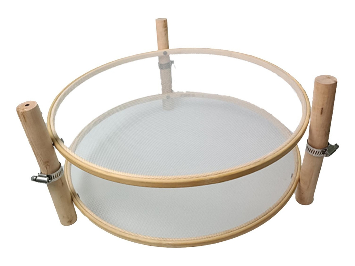 Colador de espaguetis de madera de dos niveles Slowmoose