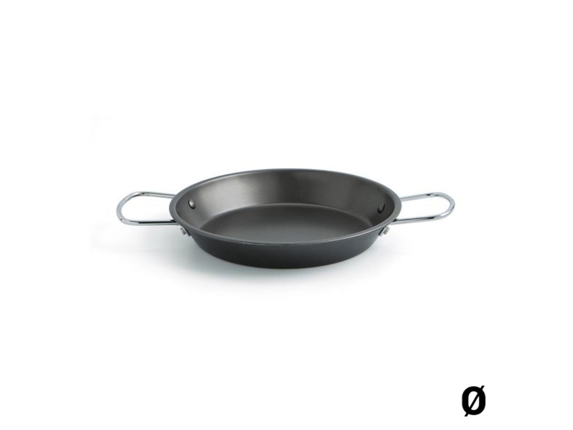 Paellera QUID Senia Negro Metal Acero (Ø 30 cm - Negro)