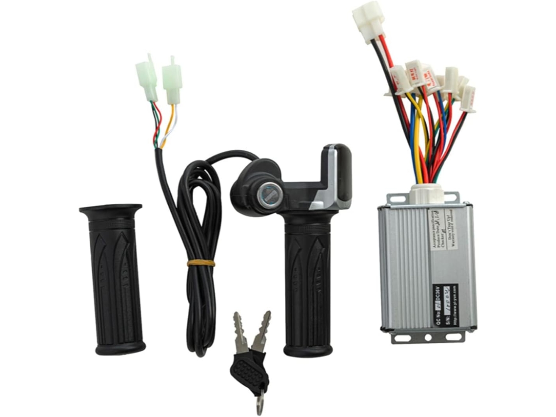 Accesorios Para Patinete Eléctrico: Controlador Con Escobillas Y Puño Del Acelerador De 48 V Y 1000 W.