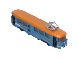 Autobús De Juguete De Aleación Para Niños Con Mecanismo De Retroceso, Luz Y Sonido, Regalo De Cumpleaños, Azul.