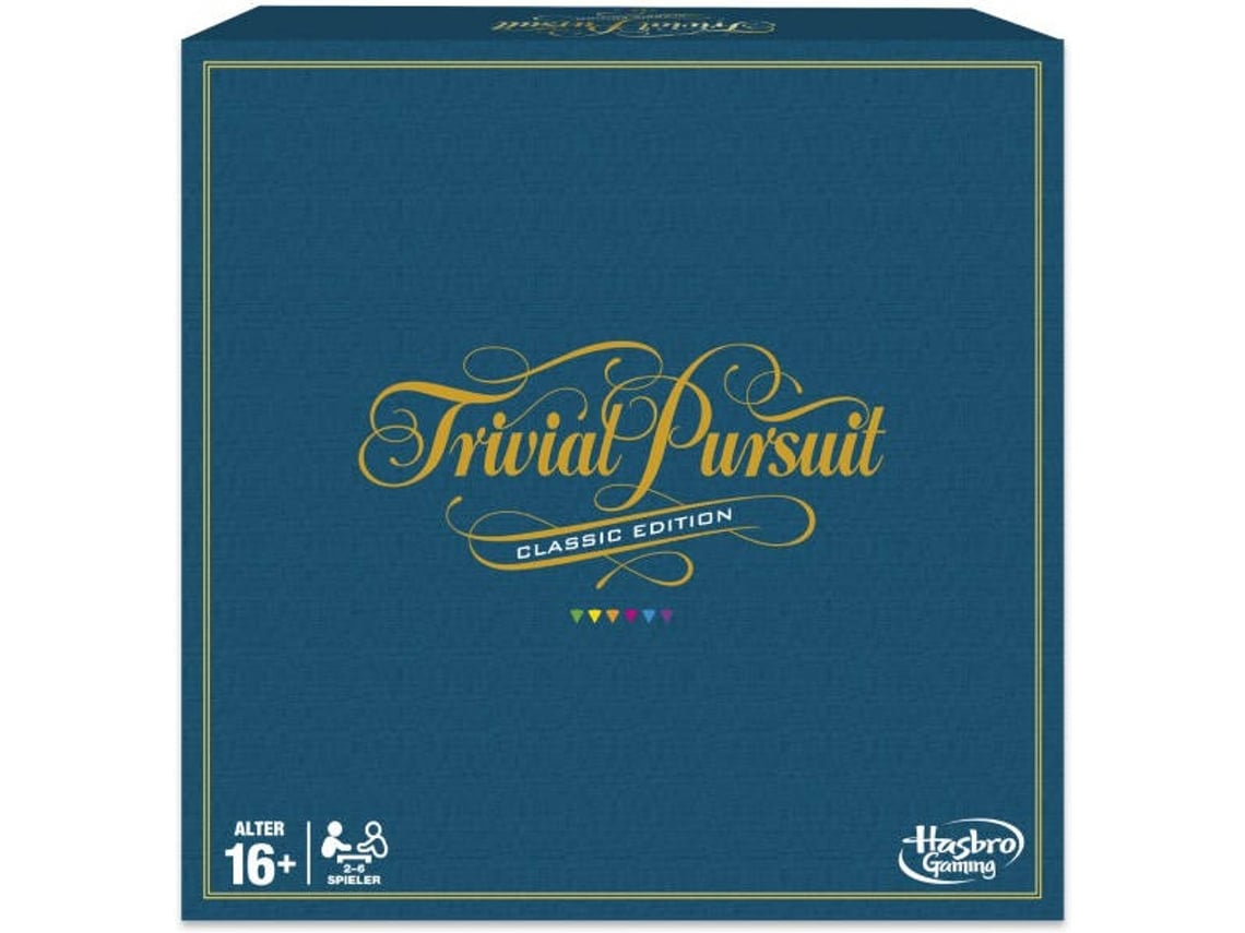 Juego De Mesa trivial pursuit classic edition edad 16 hasbro niños y adultos educativo tablero años version alemana