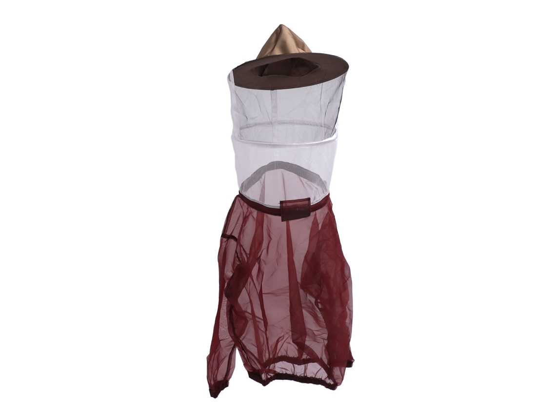 Sombrero De Apicultor Con Velo Anti-abejas, Protección Solar De Nailon, Talla Ancha, Para Pesca Y Trabajos Al Aire Libre.