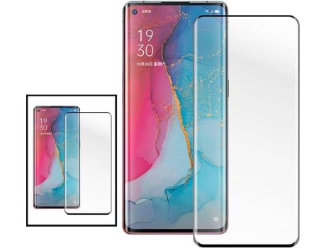 Kit 2x Protector de Pantalla Cristal Templado Oppo Find X2 Pro PHONECARE Full Cover