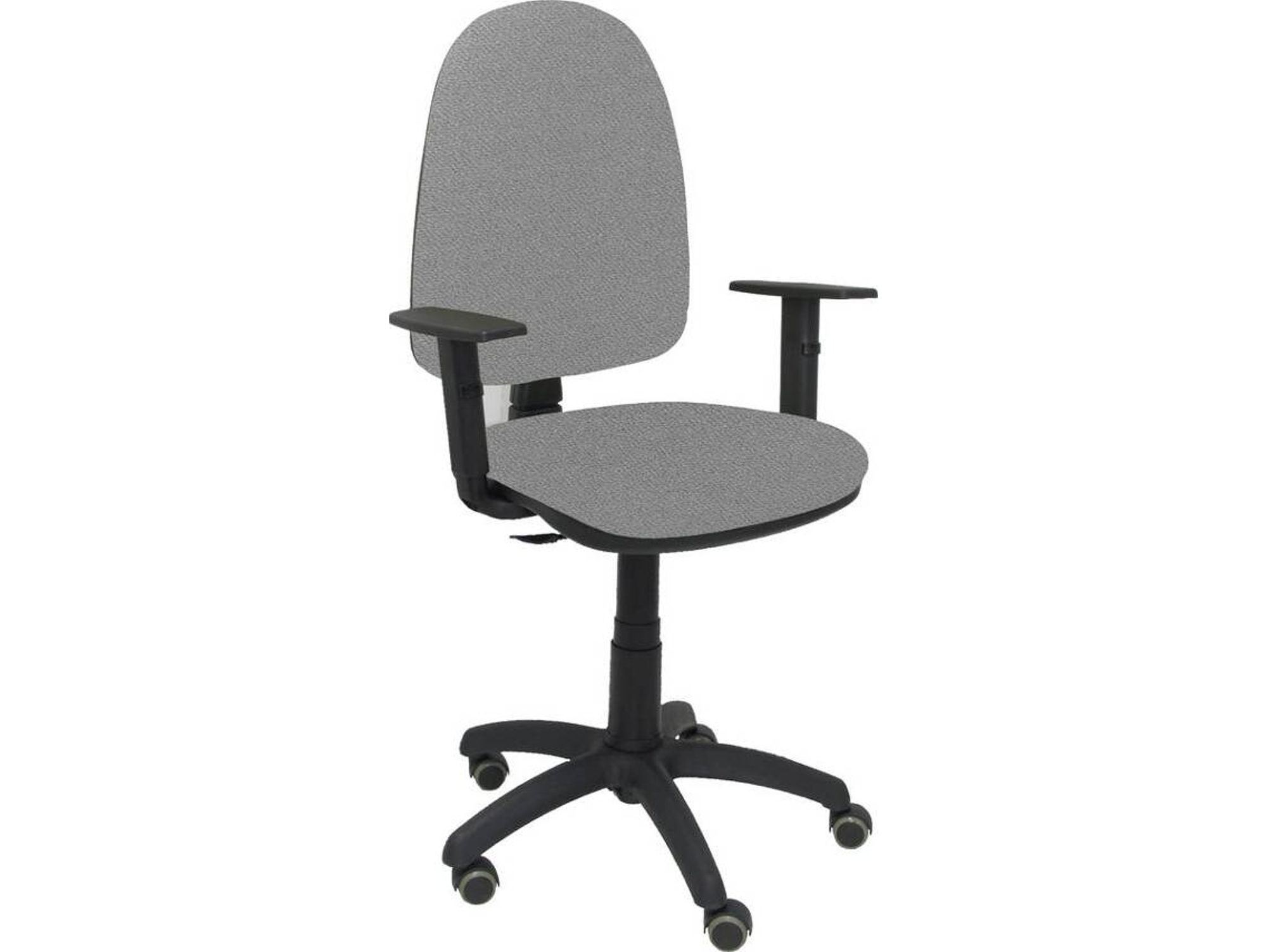 Silla de Escritorio Operativa PYC Ayna Gris BA RP con ruedas antiarañazos (Brazos Ajustables - Tejido)