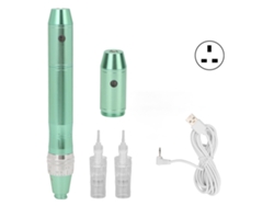 Pluma de microagujas recargable con velocidad ajustable
