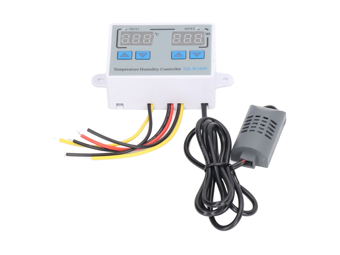 Controlador Digital De Temperatura Y Humedad Termostato Inteligente Interruptor 12v 220w