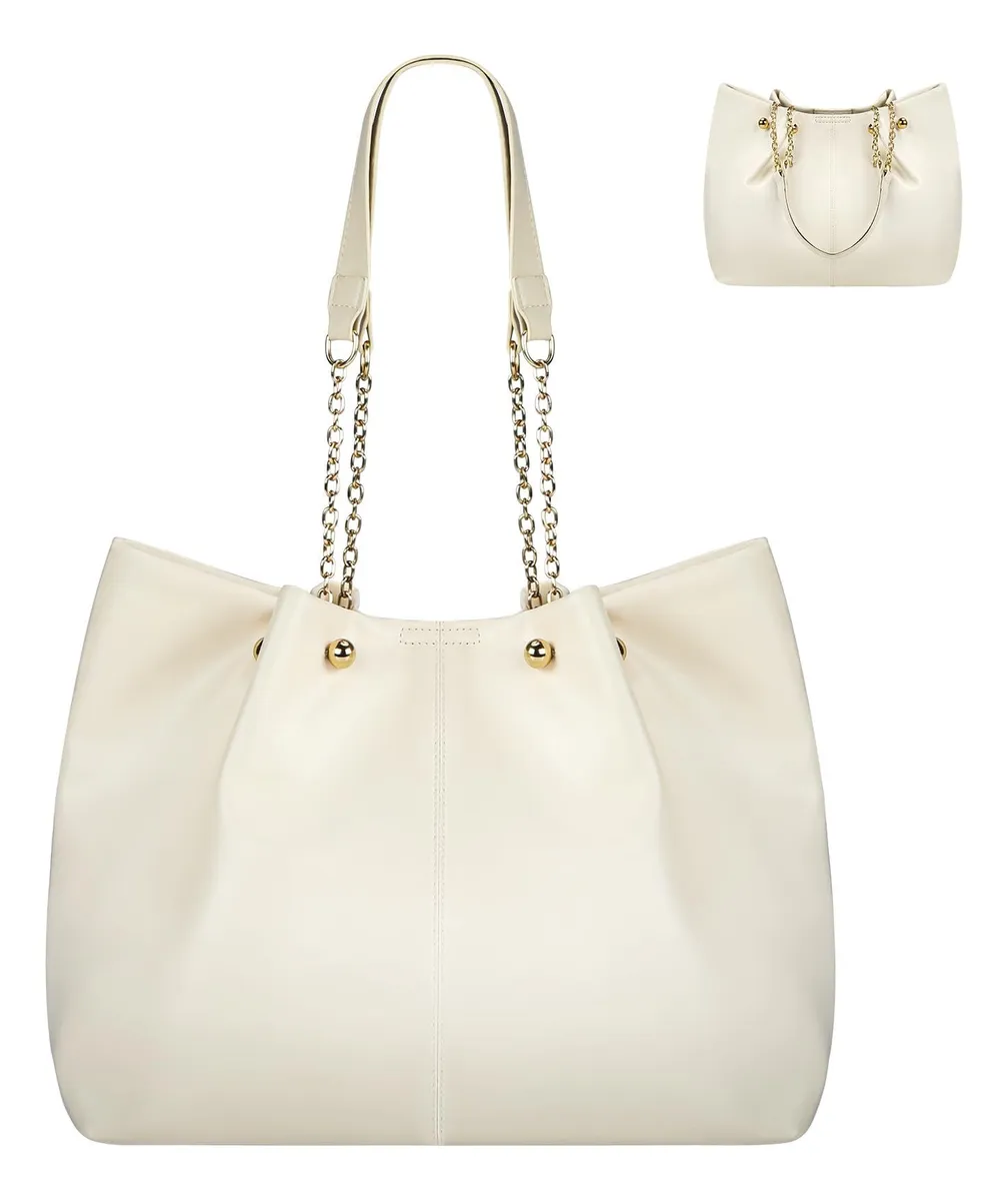 Bolso de mano de PU de gran capacidad para mujer, para mujer, vayotoy