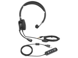 Auriculares Mono Para Teléfono Con Micrófono Con Cancelación De Ruido Y Control De Volumen, Usb Y Conector De 3,5 Mm.
