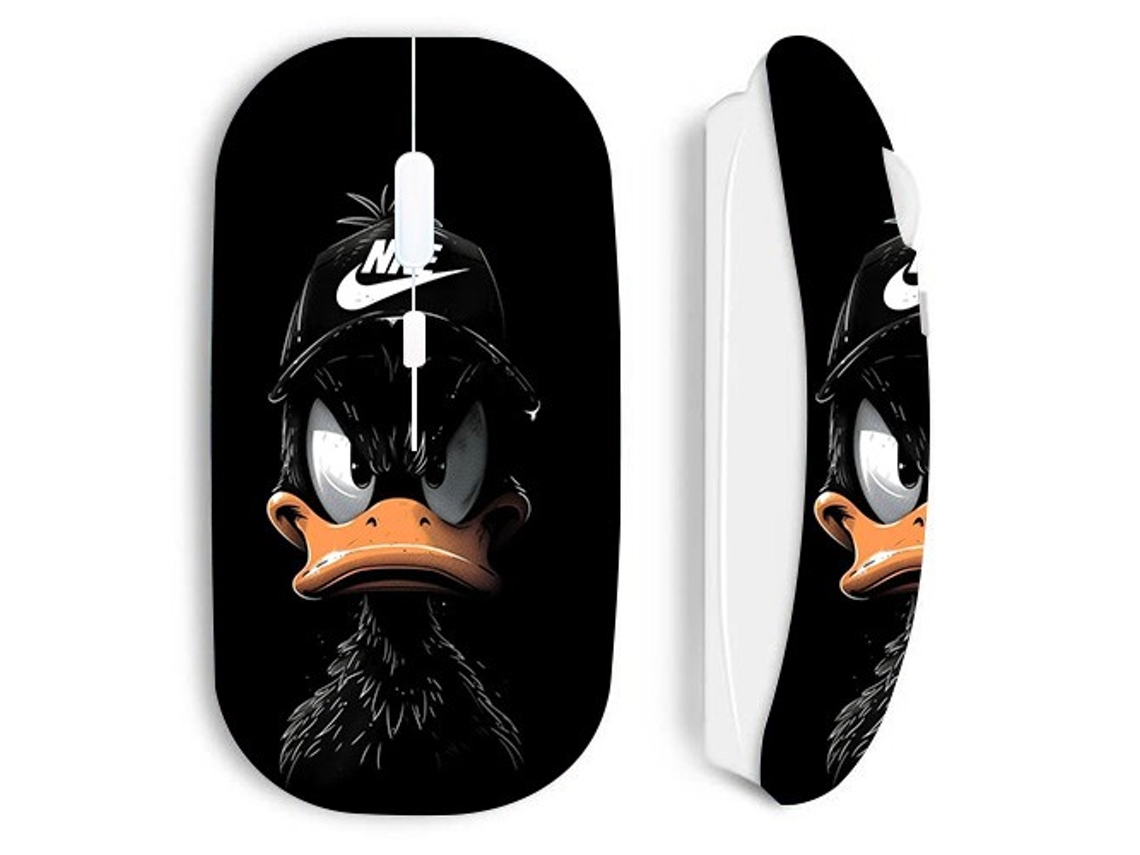 Ratón inalámbrico Nike Black Donald Maniacase blanco