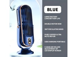 Usb | Oficina - Ventilador De Escritorio Ultrasilencioso: Un Enfriador De Aire Compacto Recargable Por Usb, Ideal Para Usar En Oficinas O En