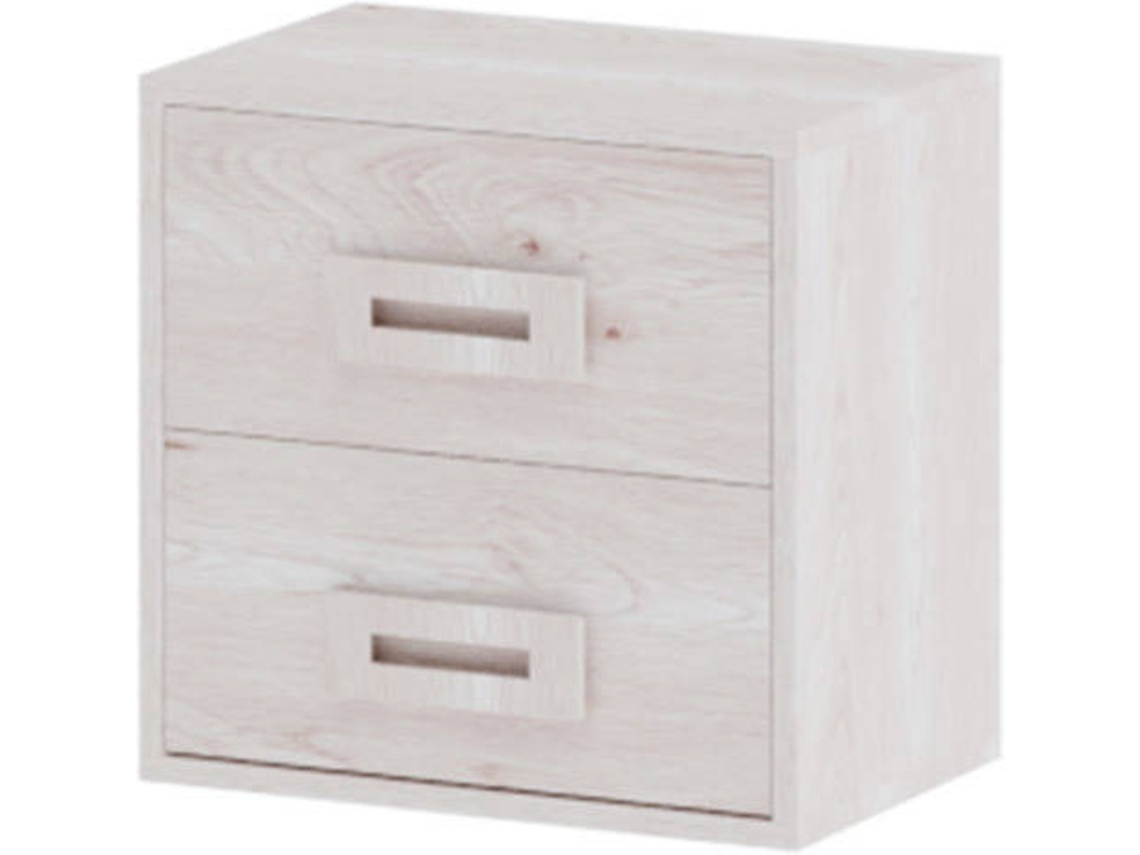 Mesita de Noche MUEBLAM Artic Artic Melamina (43x42x28 cm)