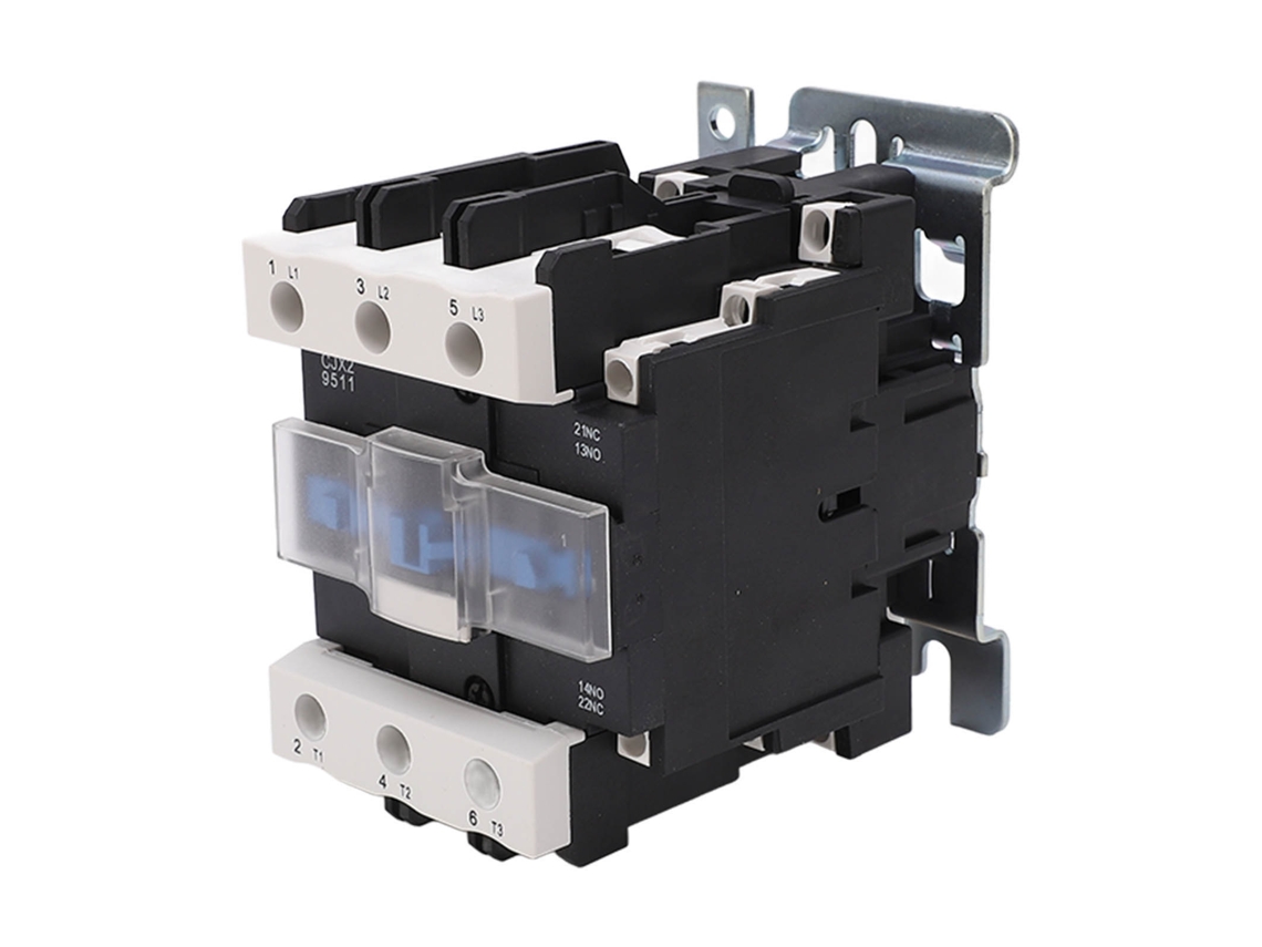 Contactor eléctrico de 95 A con cubierta ABS retardante de llama para distribución de energía
