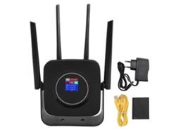 Router Cpe Wifi 4g Lte Desbloqueado Con Ranura Sim Y 4 Antenas 5dbi, 300mbps, Plug Eu 100-240v Para Asia