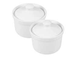 2 Piezas Cuenco De Cerámica Creativa Para Guiso, Olla De Sopa, Restaurante, Postre, Vaso Con Tapa Webake