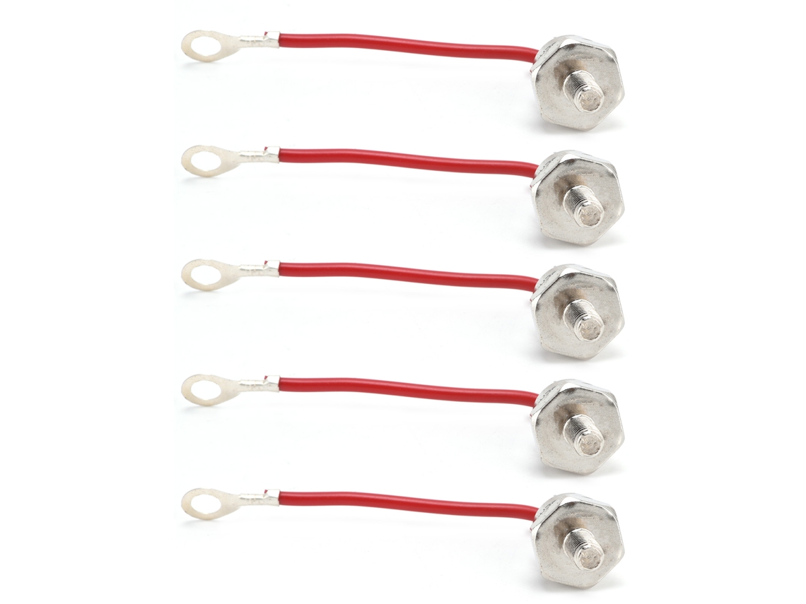 5pcs Diodo Rectificador Módulo Espiral Latón Polaridad Inversa Para Convertidor Zx70‑12