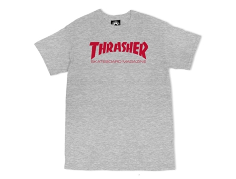 Camiseta de Hombre para Skate THRASHER Mag Gris (S)