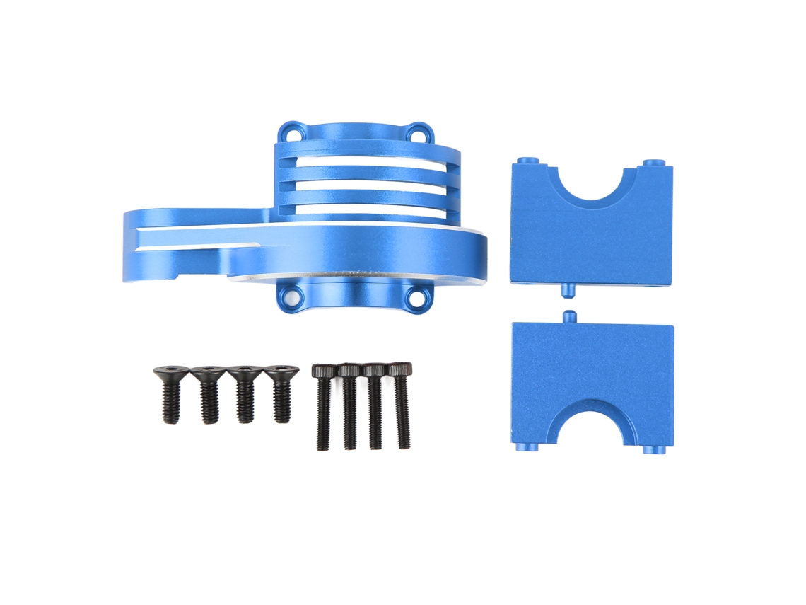 Mali capa de Engrenagem Principal de Alumínio Protectora para Carro Rc Traxxas Sledg 4wd 1/8 Azul