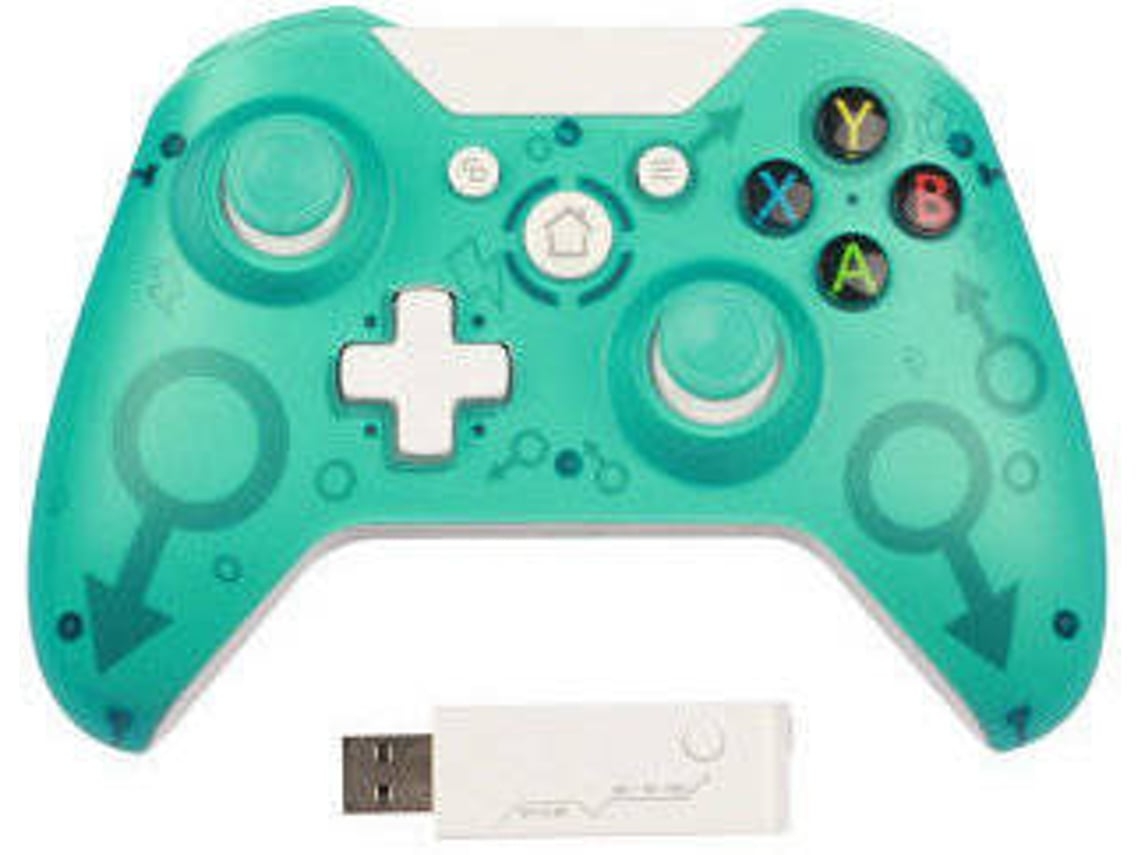 YIZHOOD Manette Sans Fil Xbox One Sans Fil 2.4 Ghz Compatible con Xbox One / Xbox One S / Xbox One X / Ps3 y Pcgreen YIZHOOD