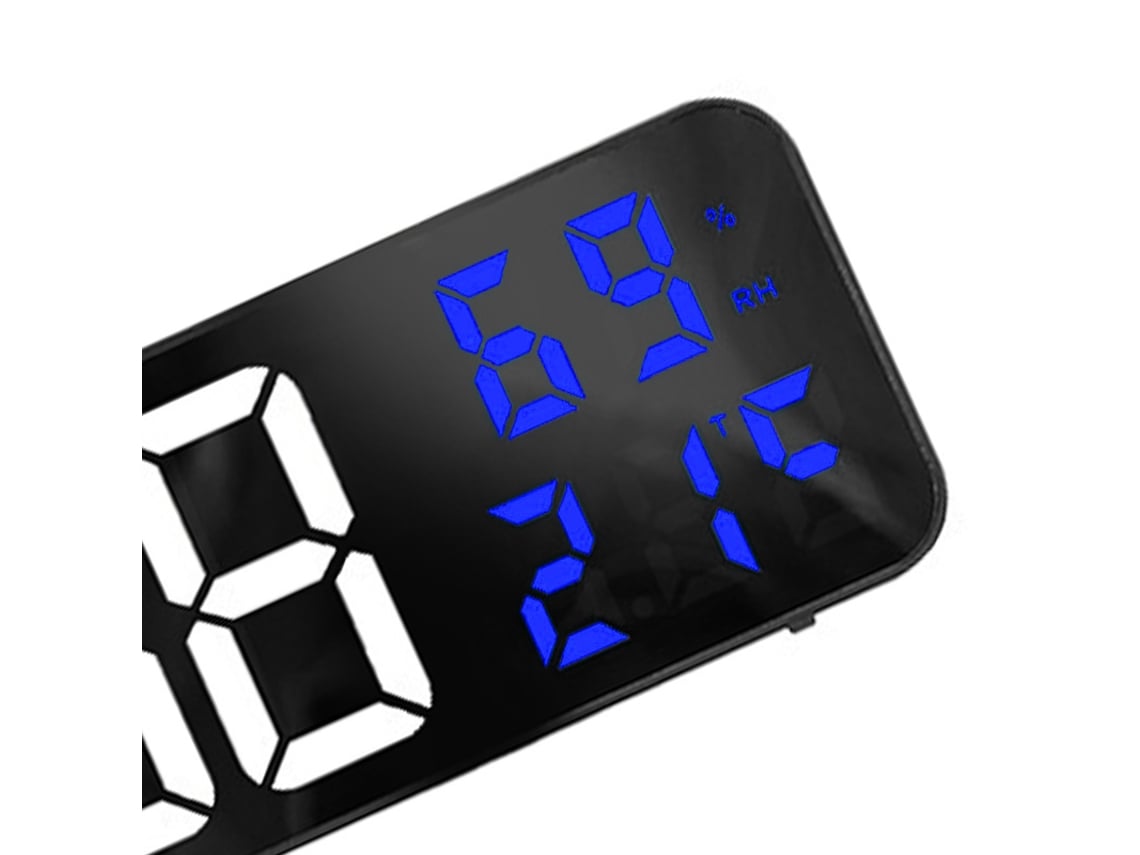 Reloj digital LED grande, reloj electrónico para el hogar, montaje