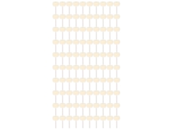 Juego De 100 Ruedas Pequeñas De Pulido De Lana Con Mango De Acero Rápido (hss) Para Grabado En Madera.