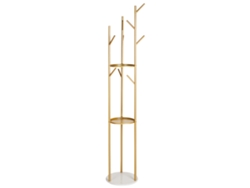 Perchero BELIANI Raltson de Metal Dorado 31x31x175