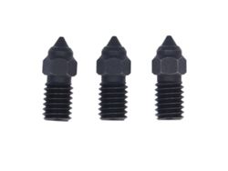 Bico De Impressora 3d M6 Aço Temperado Resistente Ao Calor Para Ender 3 V3 Se 5 7 S1 0.6mm (3 Unidades)