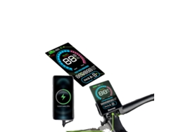 Pantalla para bicicleta eléctrica, conector de 5 pines, compatible con niveles de asistencia al pedaleo (PAS), VD618