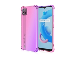 Capa De Celular Com Cores Em Degradê Para Proteção Contra Impactos.rosa Vs. Roxo - Oppo A5x 5g Internacional