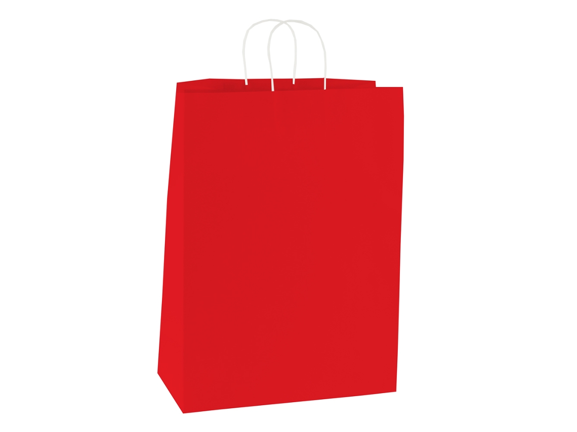 Europrice - Saco Celulose Vermelho - Mn (27x37x12cm)