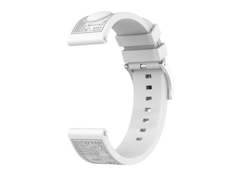 Correa de Silicona de 20 mm para Samsung INF - Blanco