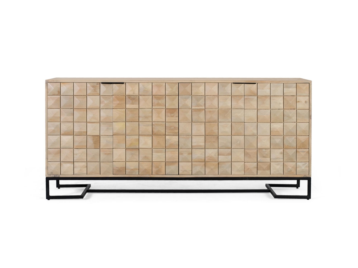 Aparador de madera de mango tallado y elaborado a mano, 180 cm Giner y Colomer