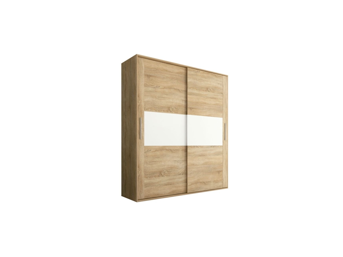 Armario 2 puertas correderas Uniq 180 Cambria - Blanco 180 x 207,6 x 55 cm