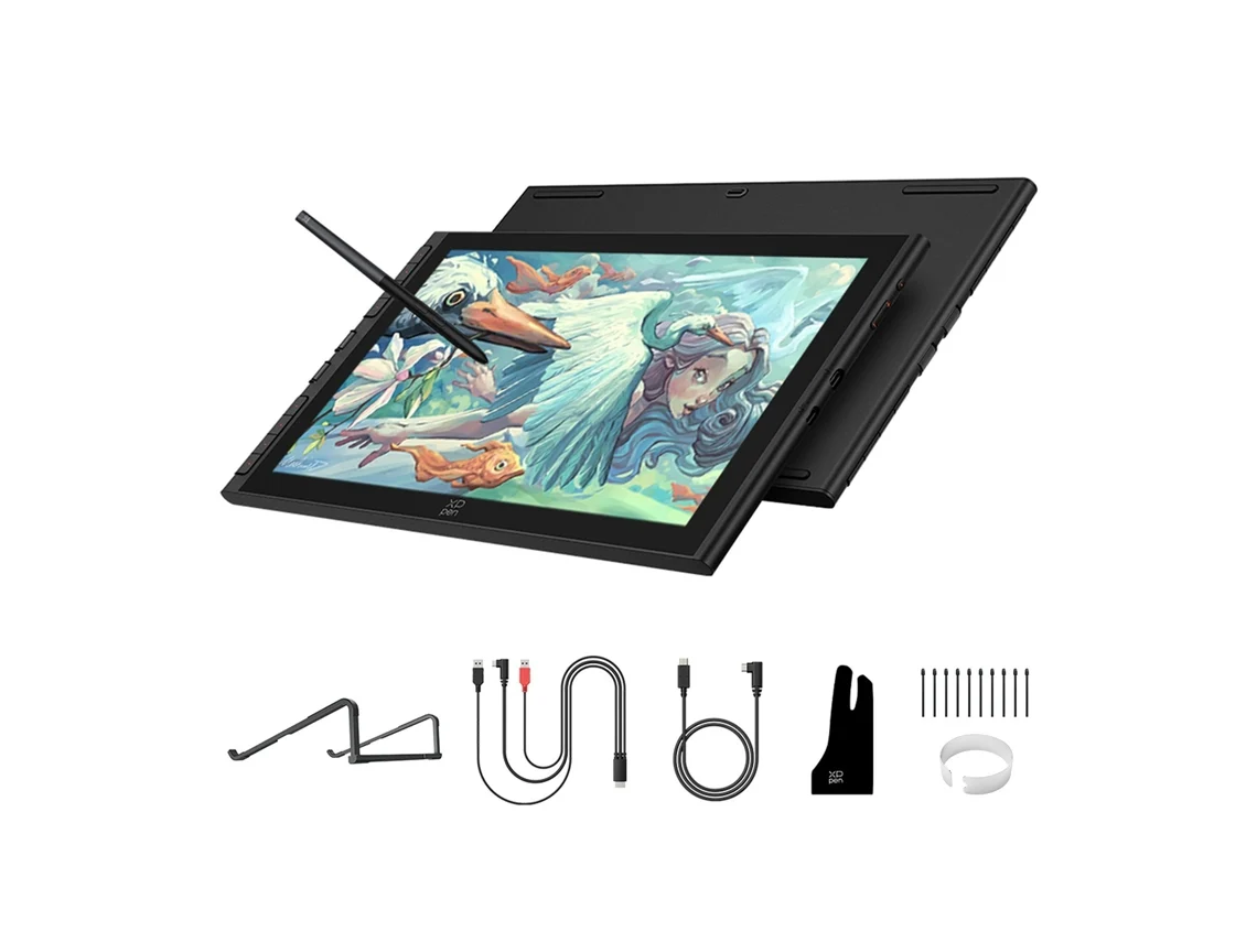 Xppen Artist 16 3rd Tableta Gráfica Con Pantalla 16k Niveles Con X4 Chip