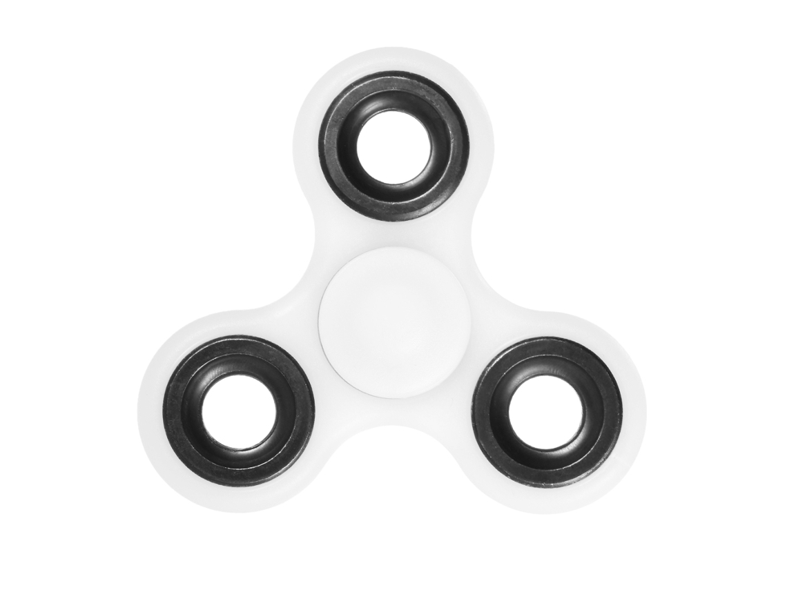 Fidget Spinner Triple De 360° Con Material De Nailon Pa Para Tdah, Ansiedad, Estrés, Adultos Y Niños, Juguete Para La Concentración
