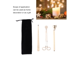 Juego De Accesorios Para Velas De Acero Inoxidable Con Cortador Y Gancho, Regalo Para Extintores De Incendios