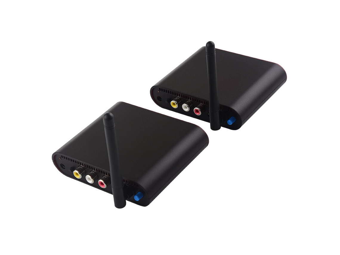 Transmisor AV inalámbrico AV230 y 2 receptores, 2.4 G, 300 M, vídeo, audio, HD, IR, extensor remoto, kit para cine en casa y CCTV