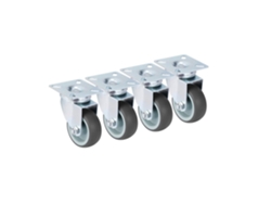 Ruedas Goma 2 Pulgadas Giratorias Freno Para Muebles