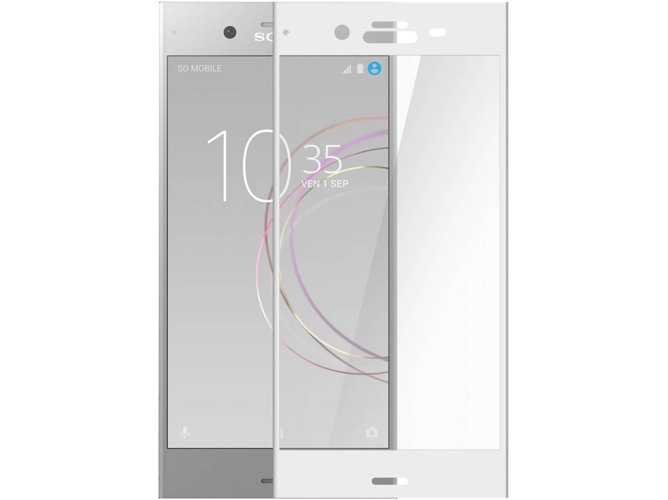 Protector de Cristal Templado AVIZAR Sony Xperia XZ1 Blanco