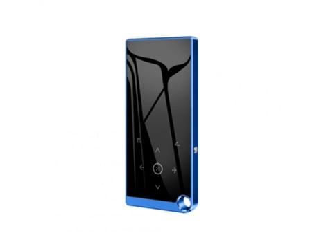 Lector MP3 bluetooth 5.0 sin pérdidas pantalla de 2.4 pulgadas alta fidelidad fm audio ebook grabadora mp4 reproductor de video azul
