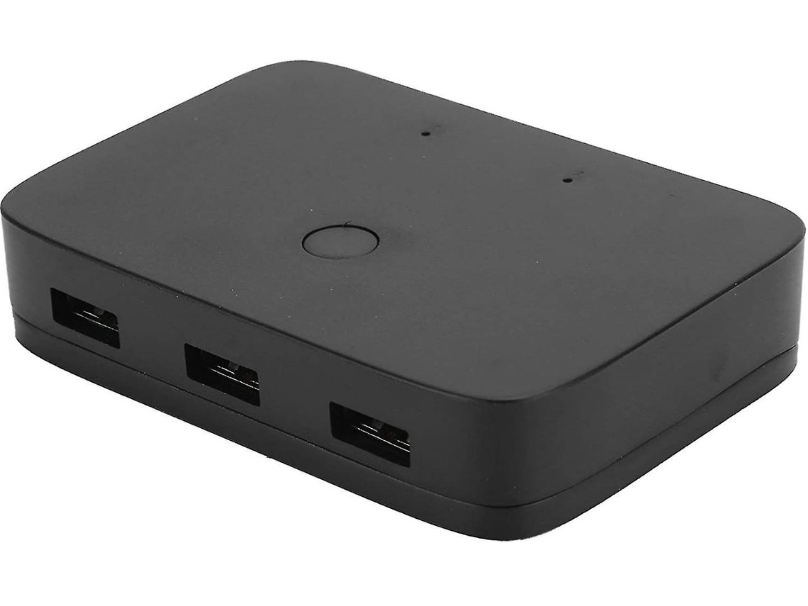 Conmutador 4K/30 Hz 2 entradas y 1 salida USB para impresora 201H, teclado, ratón y KVM compatible con HDMI Yizhood (negro)