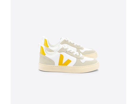 Zapatillas VEJA V-10 Lace Cadet Niños (33 - Blanco)