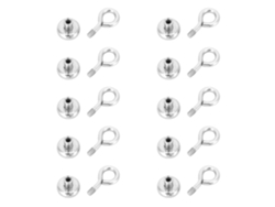 10 Ganchos Magnéticos Súper Potentes Con Imán Permanente N16 De 5,5 Kg (12 Lb) Para Oficina Y Hogar.