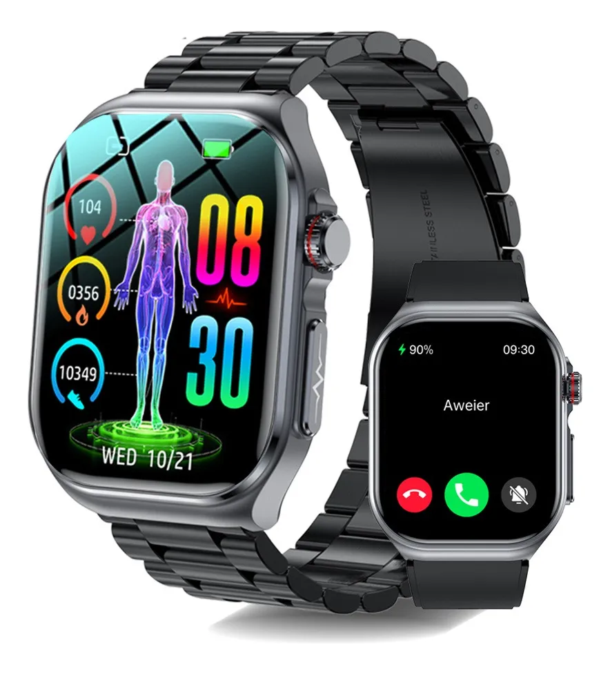 Reloj inteligente para medir glucosa, ECG y presión arterial