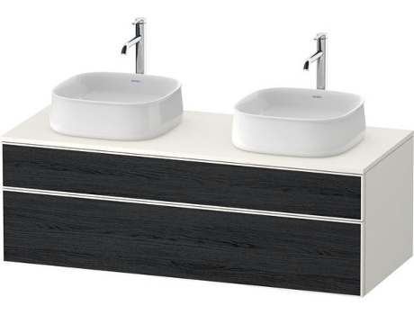 DURAVIT Zencha mueble bajo lavabo 1300x550mm 1 extraíble 1 cajón 2 huecos ZE4823B