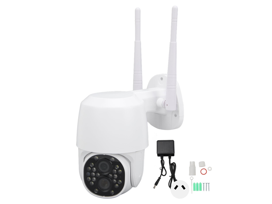 2026-cámara De Seguridad De Doble Lente Wifi, Rastreo Con Zoom Automático, Impermeable Para Exterior