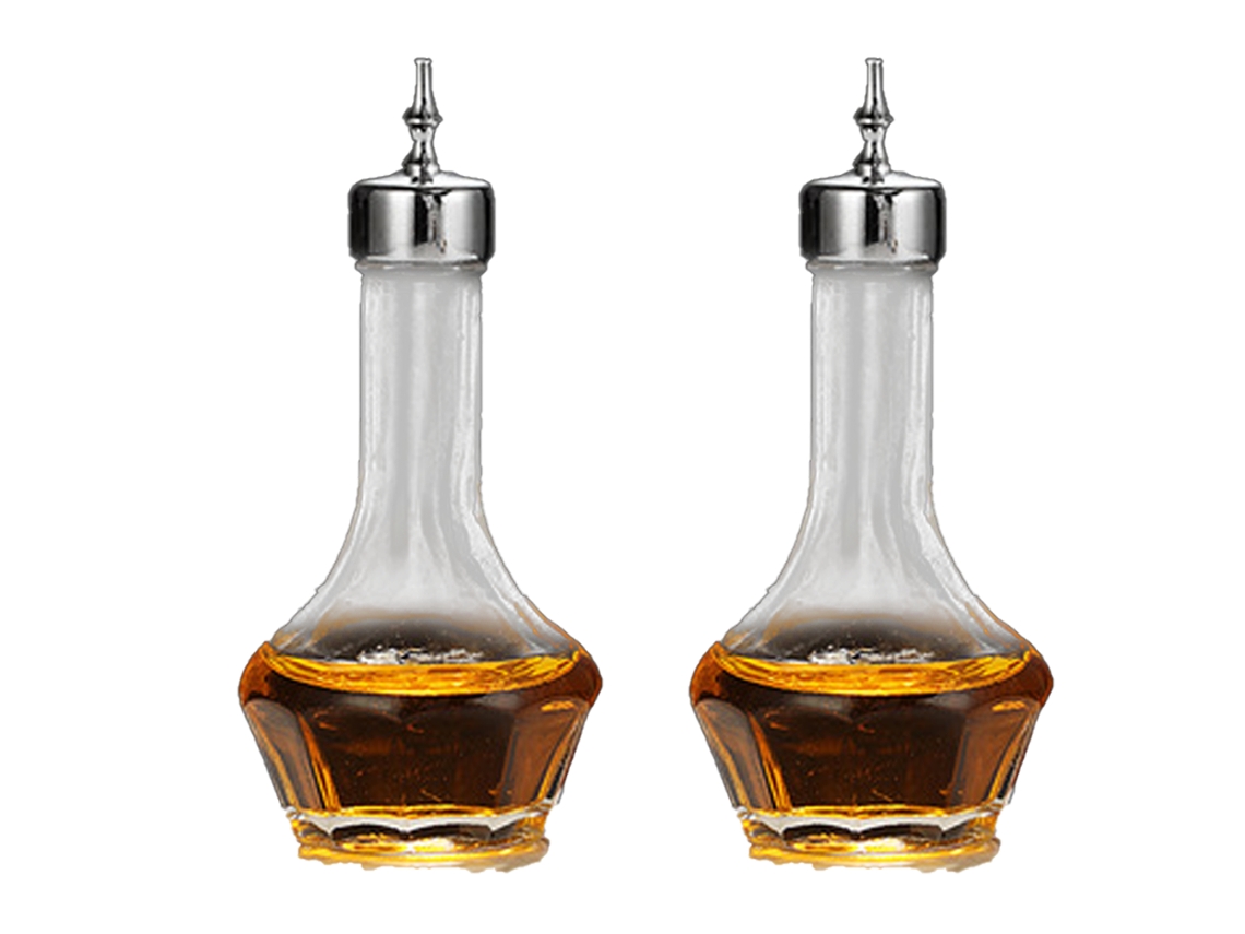 Botellas de vidrio para amargo, herramienta profesional para cócteles, ideal para camareros NEVEANCE