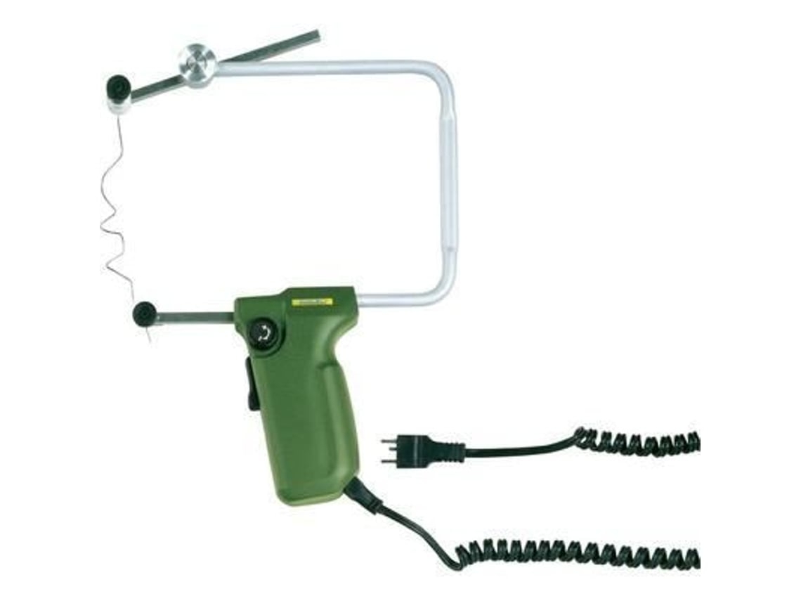 Dispositivo de corte eléctrico calentado Thermoc Proxxon para cortar láminas de poliestireno Styropor®