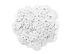 Juego De 100 Arandelas De Hierro Galvanizado Con Fijaciones Planas Para Paneles De Yeso Y ...