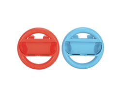 Volante Controle Mango Para Mario Kart Nintendo Switch Racing Game Steering Wheel Grip Vermelho Azul