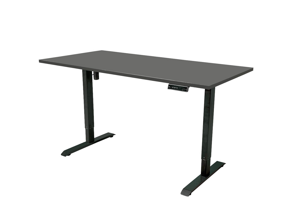 Escritorio Ajustable Eletricamente IVOL (140 x 80 cm - Negro)